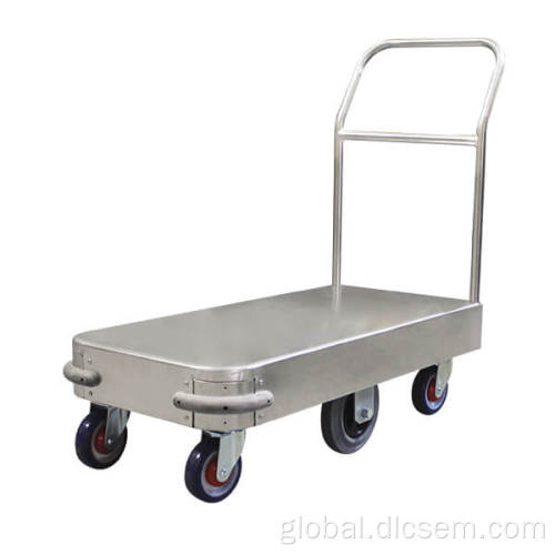 Six Wheel Trolley Warehouse Material Handling Carts Factory